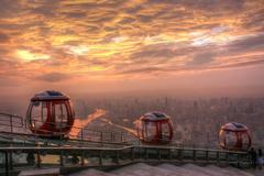 Canton Tower during sunset