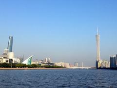 Pearl River with Canton Tower in Guangzhou