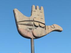 Open Hand Monument in Chandigarh