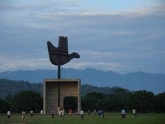 Open Hand monument in Chandigarh