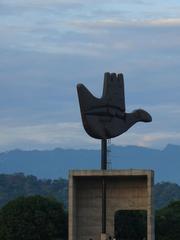 Open Hand monument in Chandigarh, India