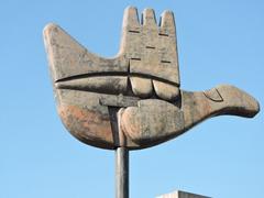 Open Hand monument in Chandigarh Capitol Complex