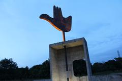 Open Hand Monument in Chandigarh