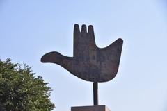 Open Hand Monument in Chandigarh