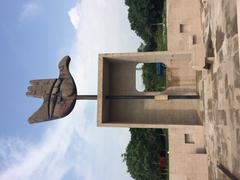 Open Hand Monument in Chandigarh, India