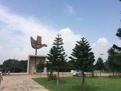 Open Hand Monument in Chandigarh, India