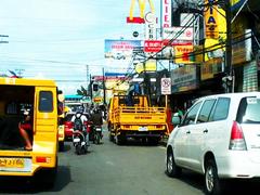 Busy Jose S. Aquino Avenue in Butuan City