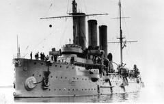 Protected cruiser Avrora 1909-1910