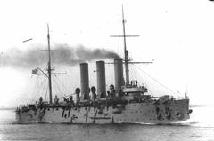 Protected cruiser Avrora in 1910