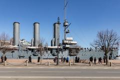 Cruiser Aurora in Saint Petersburg