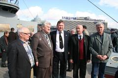 Meeting of participants of the construction of the ship 