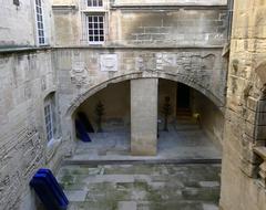 Musée Réattu courtyard in Arles, France