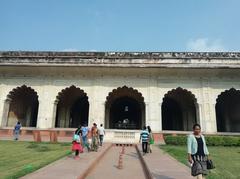 Red Fort interior view in Delhi