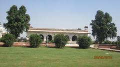 Interiors of the Red Fort in Delhi, India