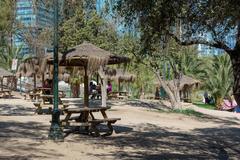 Panoramic view of Parque Araucano in Las Condes, Santiago