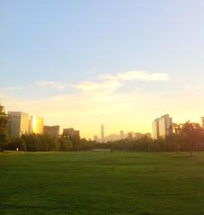 Sunset in Parque Araucano