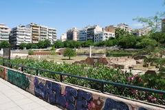 View of Thessaloniki cityscape with coastal area and buildings