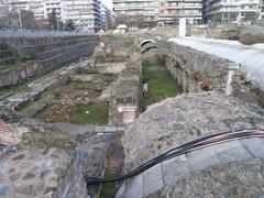 Cryptoporticus of the ancient agora in Thessaloniki from the south stoa