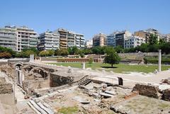 The Roman Forum in Thessaloniki, Greece