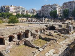 Thessaloniki Ancient Agora monument in Greece