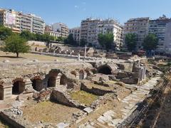 Thessaloniki Ancient Agora monument in Greece