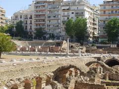 Thessaloniki Ancient Agora monument in Greece