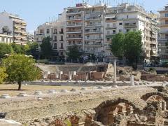 Ancient Agora in Thessaloniki, Greece