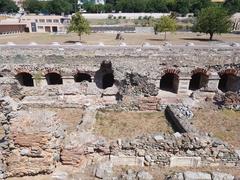 Ancient Agora monument in Thessaloniki, Greece