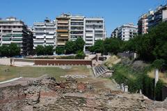 Panoramic view of Thessaloniki cityscape