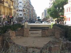 Galerius Palace in Thessaloniki viewed from Navarinou Square