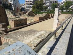 Galerius Palace view from Navarinou Square in Thessaloniki