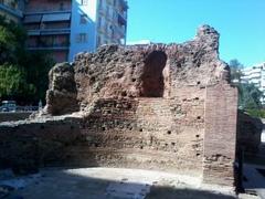 Ruins of the imperial palace of Galerius in Thessaloniki