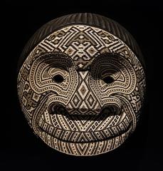 mask used in folk ritual of Chaquiras indigenous people of Colombia