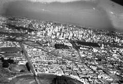 Aerial view of São Paulo city with buildings and streets