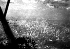 aerial view of São Paulo cityscape in 1940s