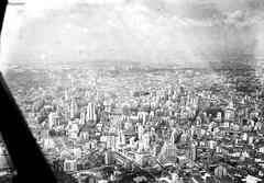 Aerial view of São Paulo city with buildings and streets