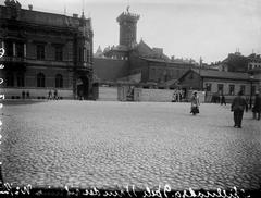 Erottajankatu street view with building number 11 being demolished