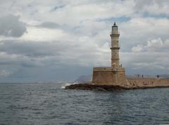 Lighthouse in Chania, Crete, Greece