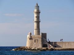 Lighthouse of Chania in Crete, Greece