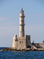 Lighthouse of Chania in Crete, Greece