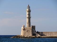 Chania lighthouse in Crete, Greece