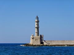 Lighthouse of Chania in Crete, Greece