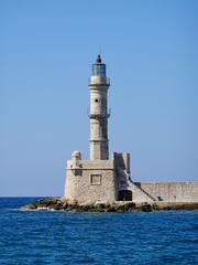 Lighthouse of Chania in Crete, Greece