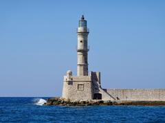 Lighthouse of Chania in Crete, Greece