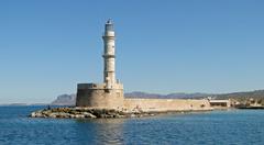 Chania lighthouse in Crete, Greece during daytime