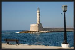 Chania Crete Greece 'Le Phare' lighthouse