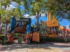 Falcon's Fury entrance at Busch Gardens Tampa