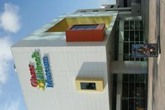 Glazer Children's Museum building in Tampa with skyline