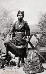 A Hill Coolie Girl from Darjeeling in 1906