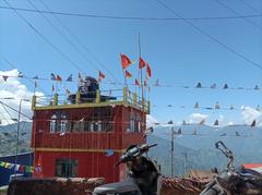 Shiva temple in Darjeeling, West Bengal, India